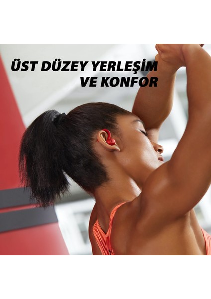 Soundcore Sport X10 TWS Bluetooth 5.2 Kablosuz Kancalı Spor Kulaklık - IPX7 Suya Dayanıklı - Kırmızı - A3961 (Anker Türkiye Garantili)