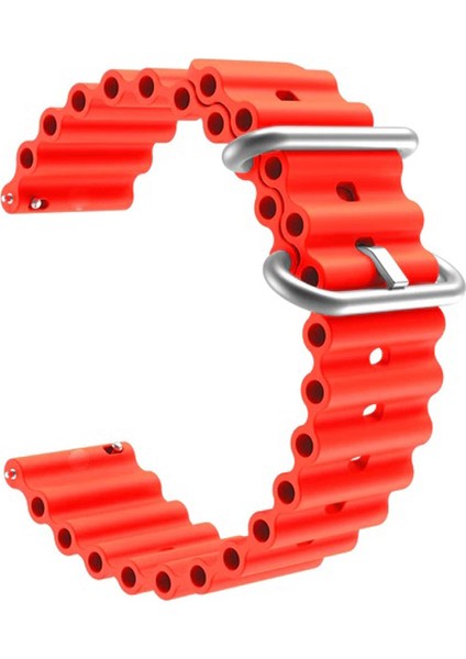 Case 4u C1 Kordon Yeni Dizayn Silikon HS26 Kırmızı