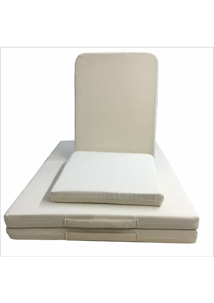 Katlanır Meditasyon Yatağı + Meditasyon Sandalyesi Ikili Set