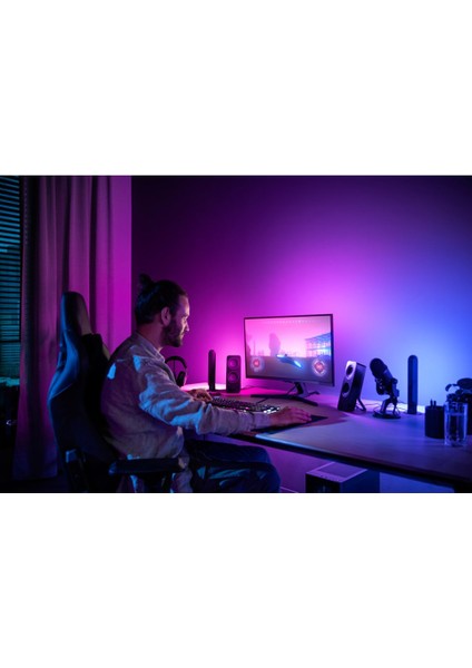 Hue  Gradient 24" 27" PC Led Şerit