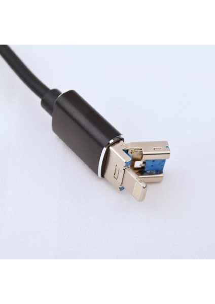 iPhone Lightning 2 USB 2.0 Type-C Kulaklık ve Şarj Giriş Adaptör