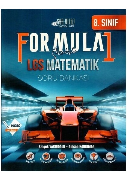 8. Sınıf LGS Formula 1 Matematik Soru Bankası - Gğncel