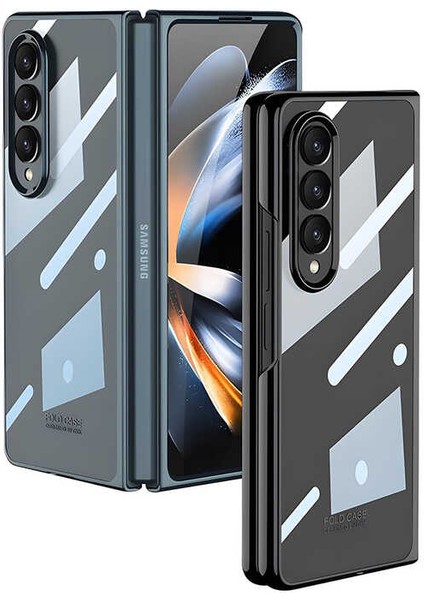 Samsung Galaxy Z Fold 4 Kılıf Renkli Sert Koruma Siyah fırsatları