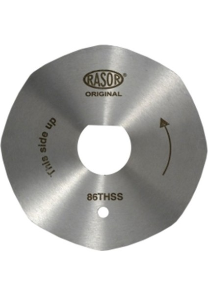Yuvarlak Kesim Motor Yüksek Karbonlu 86MM 5 Köşe Bıçak / 86P Hss