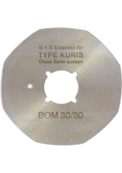 Yuvarlak Kesim Motor 8 Köşe Bıçak / BOM80(8)