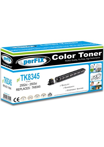 TK-8345 Bk Taskalfa 2552Cİ - 2553Cİ 20K Siyah Toner ( 320GR)