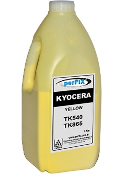 Rt Kyocera TK540 TK865 Sarı Japon Toner Tozu 1kg