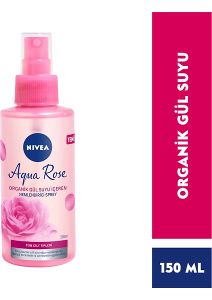 NİVEA YÜZ TEMİZLEME SUYU & NEMLENDİRİCİLİ GÜL SUYU SPREY 150ML