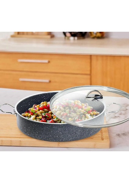 ZK-056 Zeyna 32 cm Granit Pilav Karnıyarık Tencere