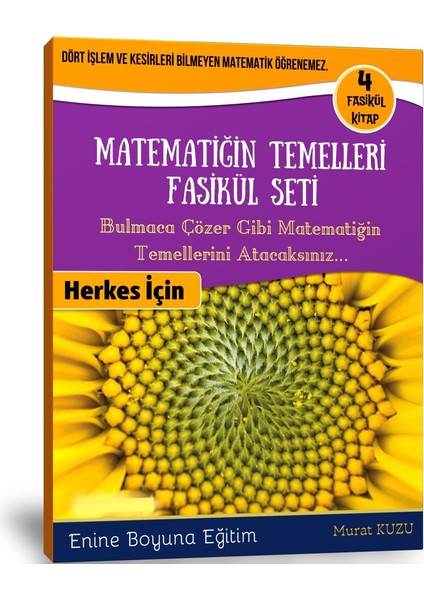 Enine Boyuna Eğitim Matematiğin Temelleri Fasikül Seti (4 Kitap)