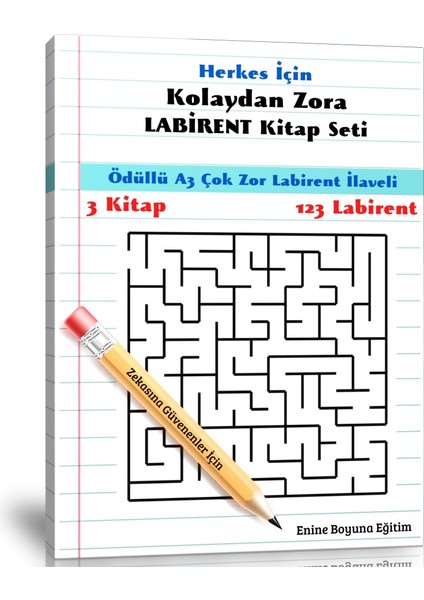 Herkes Için Kolaydan Zora Labirent Kitap Seti (Ciltli)