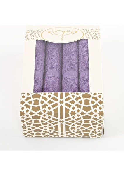 Violet %100 Pamuk 4'lü El Havlusu Seti Mor 30x50 fiyatları