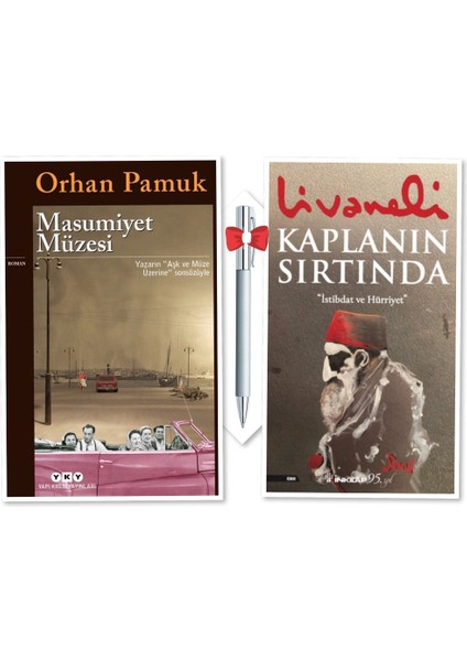 Masumiyet Müzesi - Kaplanın Sırtında - 2 Kitap + Caprice Kalem