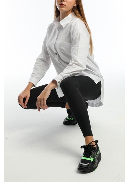 Kadın Siyah Fitilli Ekstra Yüksek Bel Toparayıcı Tayt fiyatları