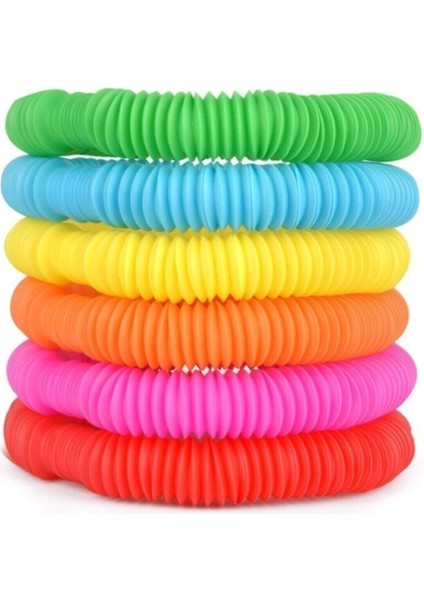 5'li Pop Tubee Eğitici Stres Giderici Finget Pop It 5 Renk
