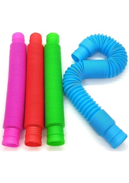 5'li Pop Tubee Eğitici Stres Giderici Finget Pop It 5 Renk