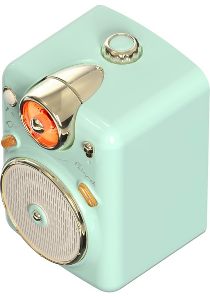 Fairy-Ok Karaoke Mikrofonlu Fm Radyolu Taşınabilir Yeşil Bluetooth Hoparlör fırsatları