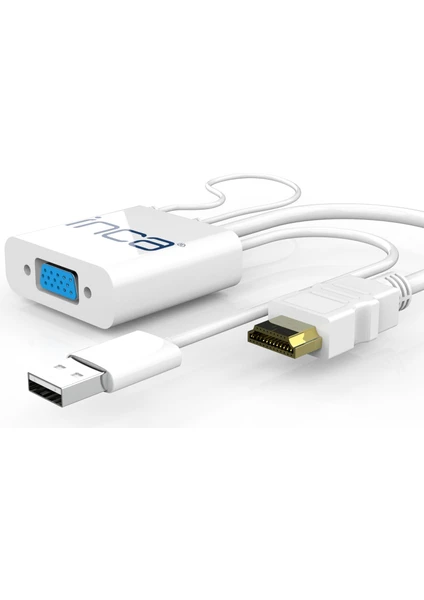 Vga To HDMI Çevirici USB ve Ses Kablosu IVTH-01