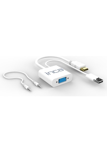 Vga To HDMI Çevirici USB ve Ses Kablosu IVTH-01