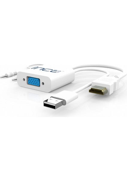 Vga To HDMI Çevirici USB ve Ses Kablosu IVTH-01