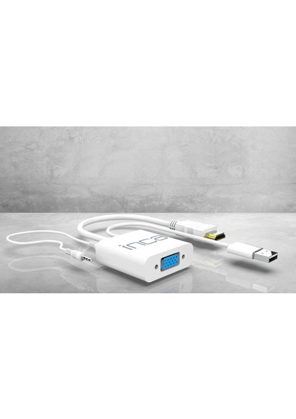 Vga To HDMI Çevirici USB ve Ses Kablosu IVTH-01