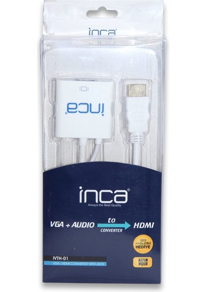 Vga To HDMI Çevirici USB ve Ses Kablosu IVTH-01