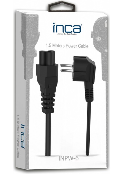 INPW-6 1,5M Notebook Güç Kablosu