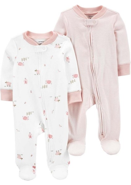 Layette Kız Bebek 2'li Tulum Set 1N723810