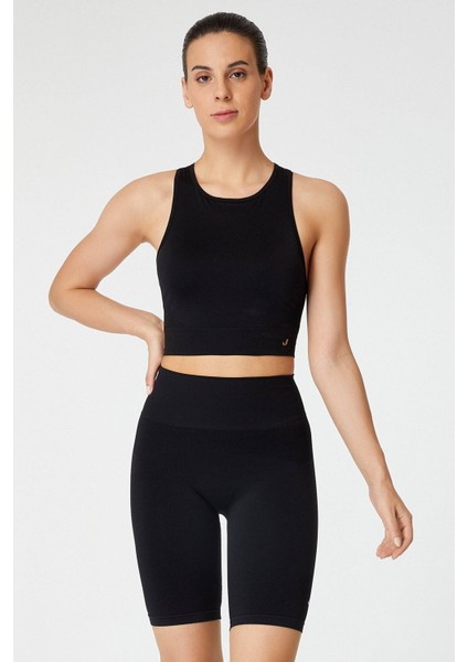 Vella Racerback Konfor Sport Bra Siyah