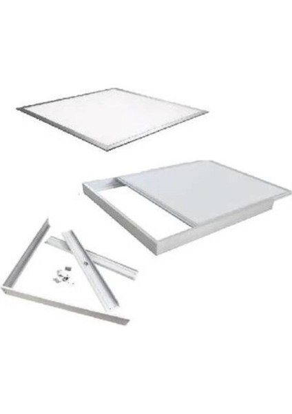 1 Paket 50 Adet 60x60 Sıva Üstü Monte Aparatı Sıva Üstü Çerçeve