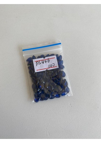 Armut Kesim Sentetik Taş 4X6MM 100 Adet Lacivert fiyatları