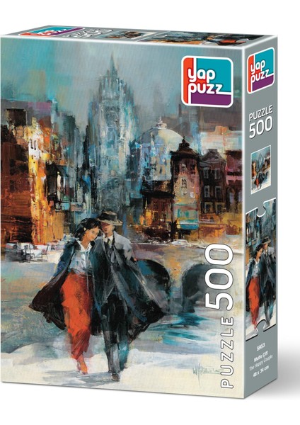 Yappuzz Mutlu Çift 500 Parça Puzzle