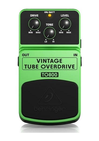 VINTAGE TUBE OVERDRIVE TO800 / Pedal
