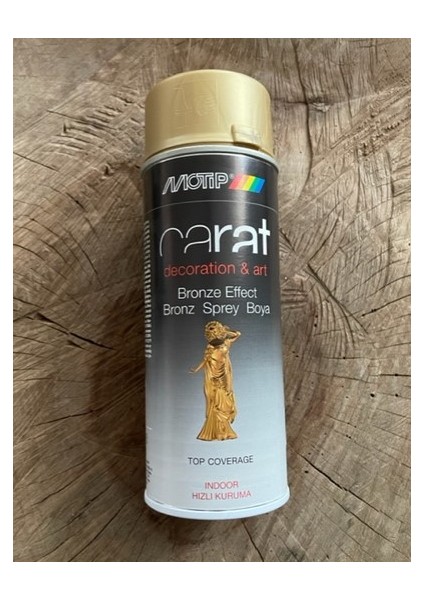 400 ml Altın Bronz Renk Efekt Sprey Boya Parlak Bronz