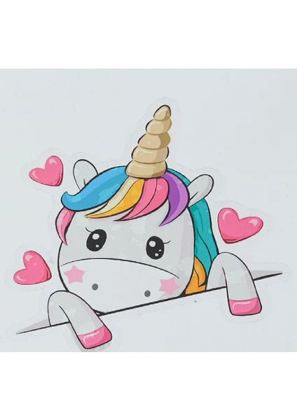 Unicorn Sticker  Klozet Banyo Wc Sticker