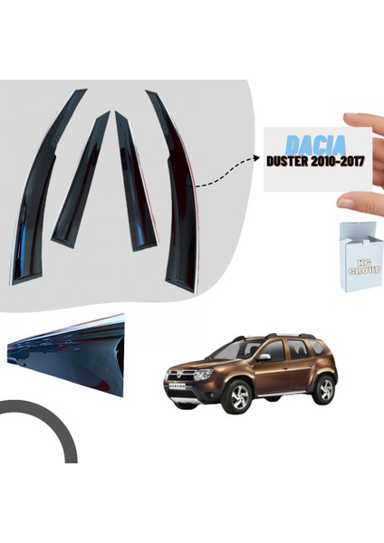 Dacıa Duster Rüzgarlık 2010-2017 4lü Takım