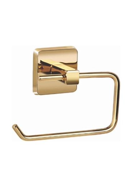 Milet (Kare Lüx Gold) Açık Tuvalet Kağıtlığı (Altın) MLG37009-K
