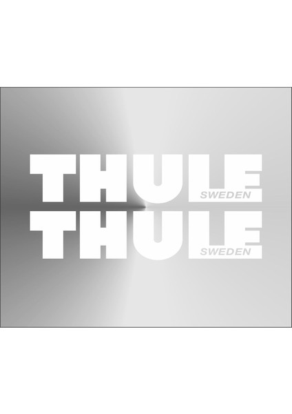 Orjinal Thule Sweden Logo Oto Sticker