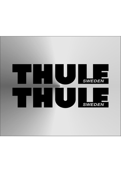 Orjinal Thule Sweden Logo Oto Sticker