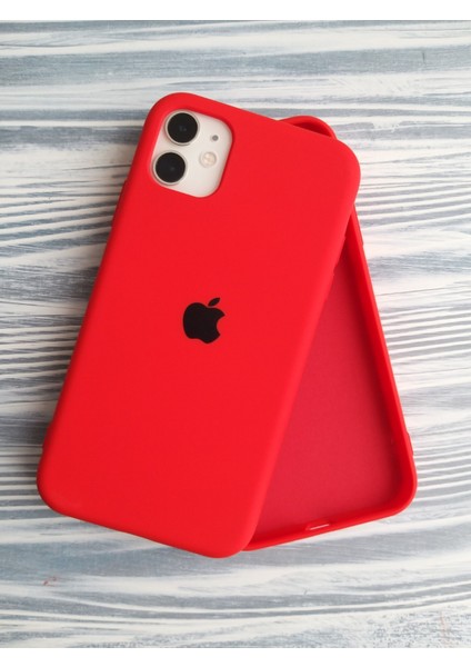 Apple iPhone 11 Lansman Içi Kadife Silikon Kılıf