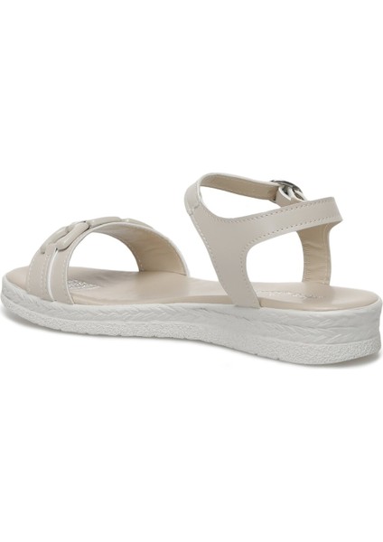 CS22060 2fx Bej Kadın Düz Sandalet