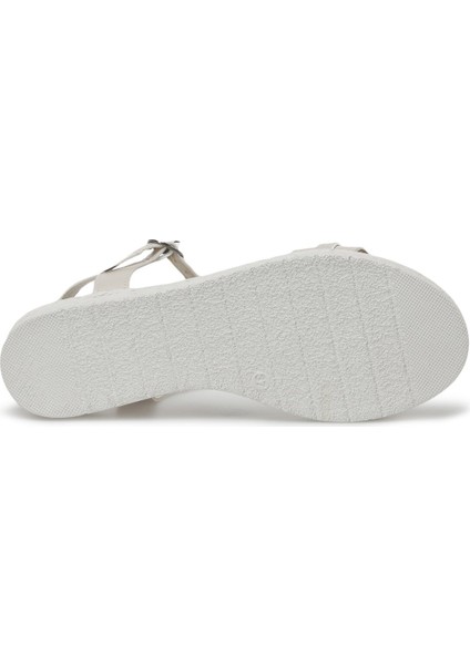 CS22060 2fx Bej Kadın Düz Sandalet
