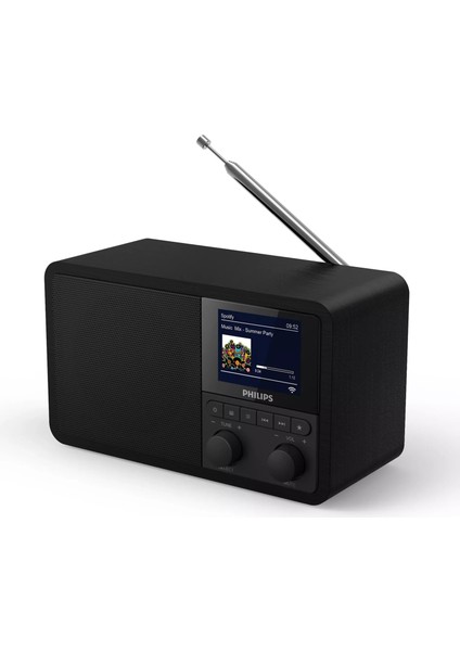 TAPR802/12  Dab+Fm  Saatli Radyo (Bluetooth, Kapanma Zamanlayıcısı, Çift Alarm, Spotify Connect) Siyah