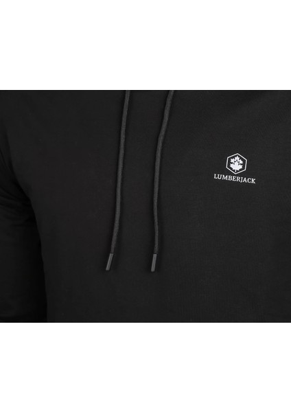 SN73 Basic Hoodie Kapsonlu Erkek Sweat - Siyah modelleri