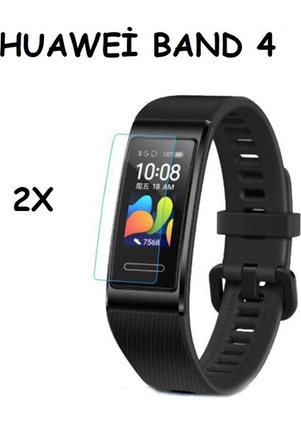 Huawei Band 4 Uyumlu (2 Adet) Ekran Koruyucu Nano Jelatin