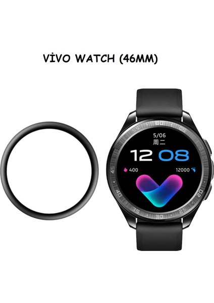 Vivo Watch 1 (46MM), 3D Tam Kaplayan ( Yüksek Kalite ) Kırılmaz Nano Ekran Koruyucu