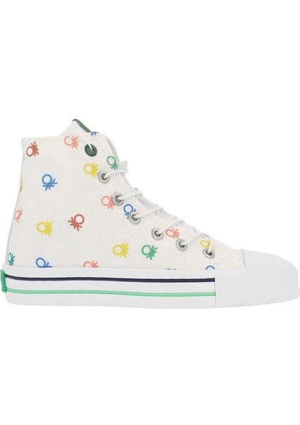 30183F Benetton Çocuk Spor Ayakkabı Beyaz