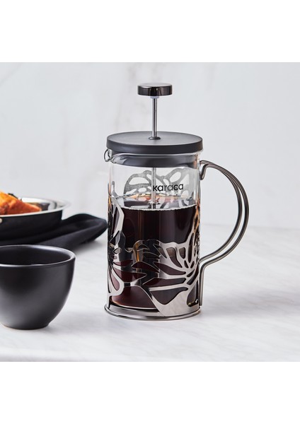 Flower Borosilikat Cam French Press 600 ml