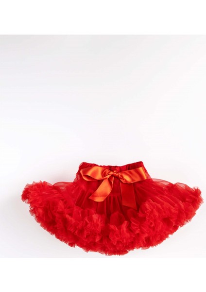 Kırmızı Kız Çocuk Tütü Etek - Bonita