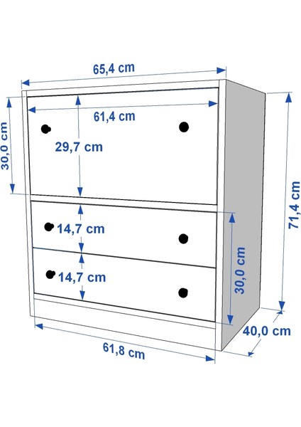 Düşer Kapaklı Iki Çekmeceli Raflı Beyaz Ayakkabılık Çıtasız AYK-1053-Ç fırsatları